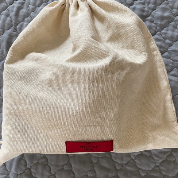 Valentino Vsling bag small, tan color used once. Stickers still intact. - Picture 13 of 14